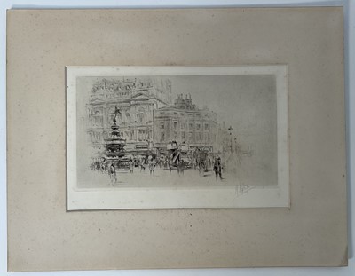 Lot 44 - William Walcot (1874-1943) four etchings, signed in pencil, the largest 22cm x 14cm, unframed