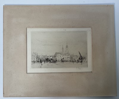 Lot 44 - William Walcot (1874-1943) four etchings, signed in pencil, the largest 22cm x 14cm, unframed