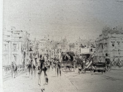 Lot 44 - William Walcot (1874-1943) four etchings, signed in pencil, the largest 22cm x 14cm, unframed