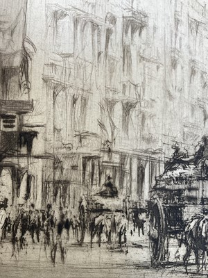 Lot 44 - William Walcot (1874-1943) four etchings, signed in pencil, the largest 22cm x 14cm, unframed