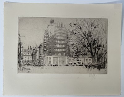 Lot 44 - William Walcot (1874-1943) four etchings, signed in pencil, the largest 22cm x 14cm, unframed