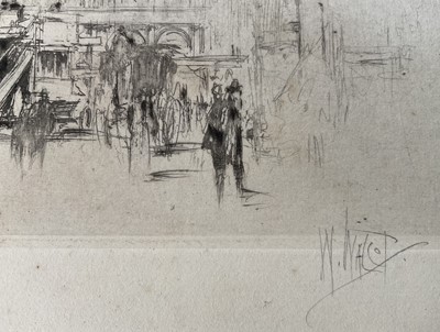 Lot 44 - William Walcot (1874-1943) four etchings, signed in pencil, the largest 22cm x 14cm, unframed