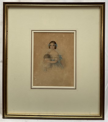 Lot 36 - Celia Boyle 19th Century watercolour Girl with a doll, signed and dated, 20cm x 15cm, glazed frame