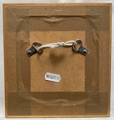 Lot 38 - Jo Barry two small colour etchings, signed, titled and numbered in pencil, images 4.5cm, in glazed frames