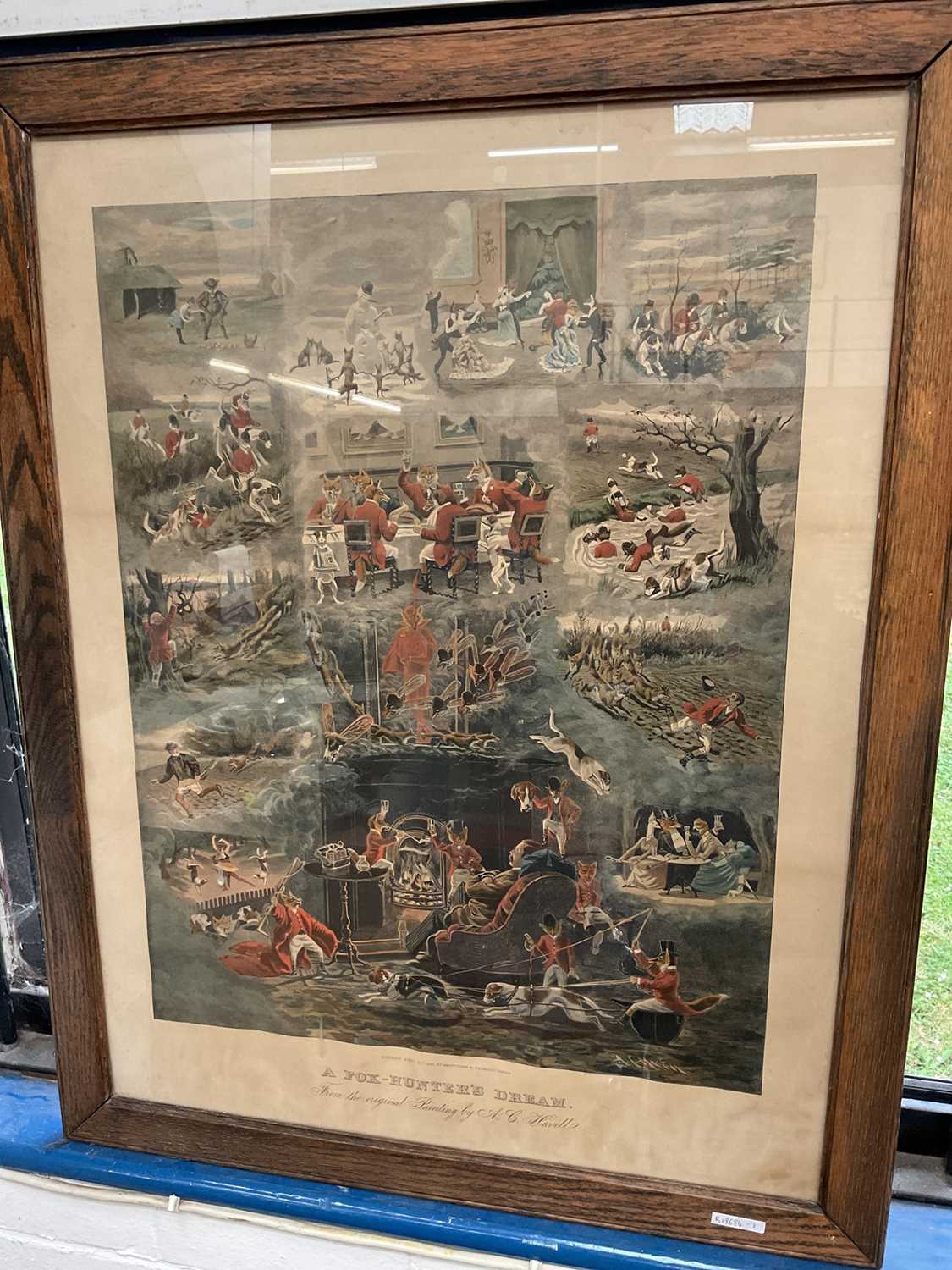 Lot 75 - 19th century fox hunting print