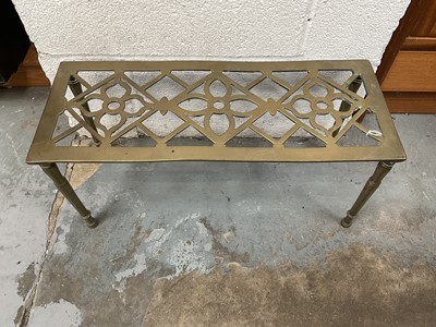Lot 204 - Large Victorian brass footman