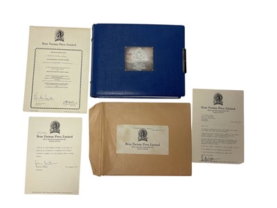 Lot 86 - The Queen's Silver Jubilee Album, with foreword by Mountbatten of Burma, and a small group of other ephemera
