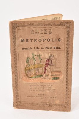 Lot 1114 - Cries of the Metropolis, pamphlet 1858