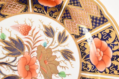 Lot 33 - Pair of Spode plates, decorated in Imari style, circa 1815