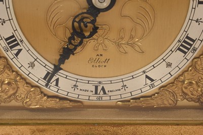 Lot 624 - Garrard onyx cased mantel timepiece