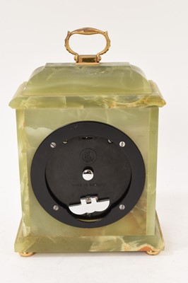 Lot 624 - Garrard onyx cased mantel timepiece