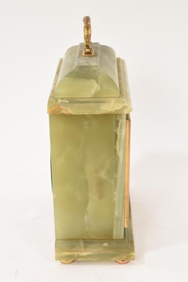 Lot 624 - Garrard onyx cased mantel timepiece