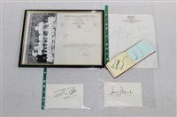 Lot 2608 - Automobiliagraphs - small album containing...