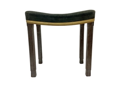 Lot 162 - H.M. King George VI 1937 Coronation stool