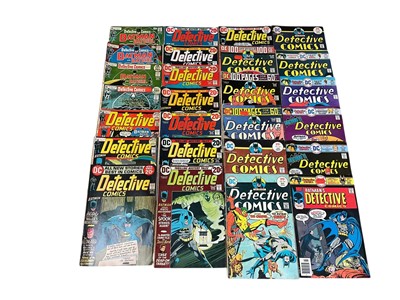 Lot 2828 - DC Comics detective comics (1970's and 1980's). Large group of detective comics, incomplete run from issue #409 - #629. Approximate 150 comic.