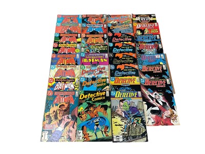 Lot 2828 - DC Comics detective comics (1970's and 1980's). Large group of detective comics, incomplete run from issue #409 - #629. Approximate 150 comic.