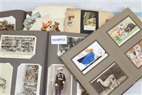 Lot 2613 - PostCarsds selection in albums - including...