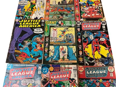 Lot 2826 - Small quantity of DC Comics Justice League of America to include #75 (1st appearance and origin of the second Black Canary - Black Canary joins JLA) #107 (1st team appearance of The Freedom Figh...