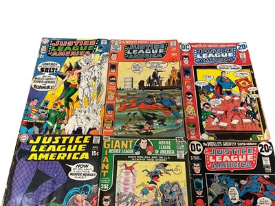 Lot 2826 - Small quantity of DC Comics Justice League of America to include #75 (1st appearance and origin of the second Black Canary - Black Canary joins JLA) #107 (1st team appearance of The Freedom Figh...