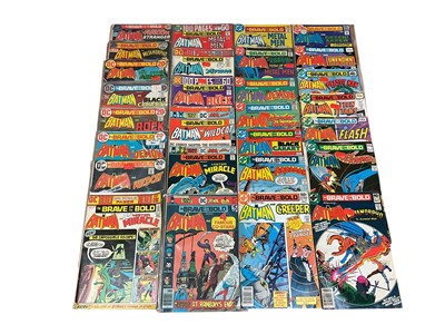 Lot 2827 - DC Comics the brave and the bold (1970's and 1980's). An incomplete run from issue #98 - #199. Also to include a group of DC Comics presents, including issue #1. Approximately 65 comics.