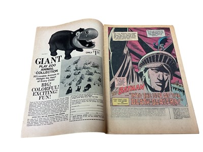 Lot 2823 - DC Comics Detective Comics Batman and Batgirl (1971) #411 - The first appearance and cover of Talia al Ghul