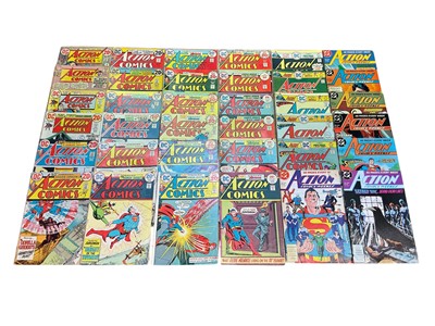 Lot 2830 - DC Comics Action Comics (1960's - 1980's). A large group of Action Comics, to include issue #294 and a incomplete run from issue #419 - #640. Approximately 130 comics.