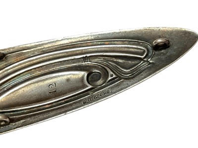Lot 227 - David Andersen silver (830) stylised cape clasp/ buckle