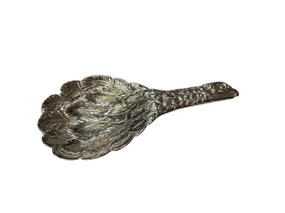 Lot 229 - Contemporary eagle silver caddy spoon (Sheffield 1999, with Millenium mark), 8.5cm