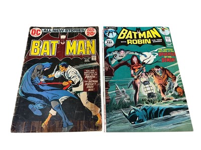 Lot 2824 - DC Comics Batman #235 (1971) Second appearance of Ra's al Ghul - Neal Adams & Dick Giordano cover together with Batman #243 (1972) introduction of the Lazarus Pit