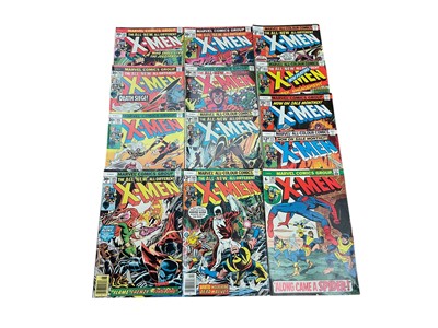 Lot 2808 - Marvel Comics X-Men issues #102 - #113 (1976 to 1978). To include #102 - the origin of Storm and the first battle of Juggernaut and Colossus, #107 - first full appearance of the Starjammers and #...
