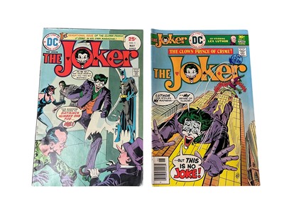 Lot 2802 - DC Comics The Joker (1975/76) #1 (1st solo titled joker series) together with #7