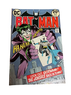 Lot 2800 - DC Comics Batman (1973) #251 featuring the classic Joker cover by Neal Adams