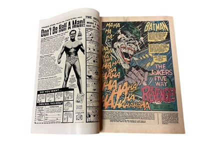 Lot 2800 - DC Comics Batman (1973) #251 featuring the classic Joker cover by Neal Adams
