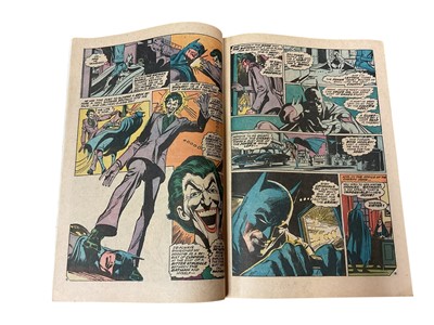 Lot 2800 - DC Comics Batman (1973) #251 featuring the classic Joker cover by Neal Adams