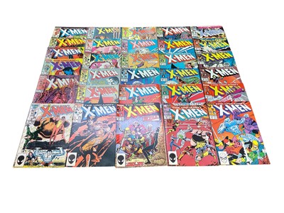 Lot 2812 - Marvel Comics the Uncanny X-Men, large incomplete run from issue #201 - #280 (1986 to 1991). Approximately 75 comics.