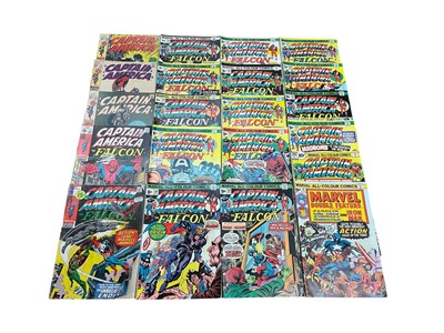 Lot 2814 - Marvel Comics Captain America #110, #111 and #113 (1969). Also to include a small run of Captain America and the Falcon (mostly 1970's). Approximately 20 comics.