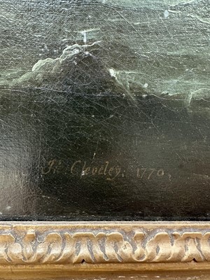 Lot 1206 - John Clevely (c.1712-1777) oil on canvas - An East Indiaman in Three Positions, signed and dated 1770, 92cm x 145cm, in gilt frame