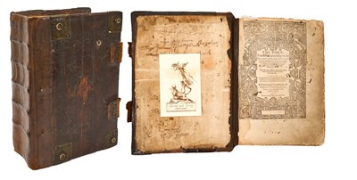 Lot 1035 - 16th century bible, dated 1599