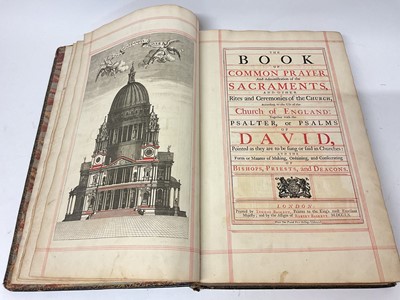 Lot 1034 - 18th century Book of Common Prayer, 1760