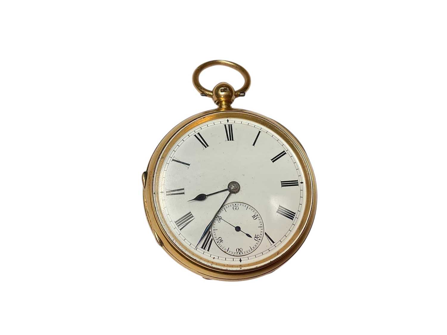 Lot 87 - Victorian 18ct gold cased pocket watch (London 1894) with movement signed Dance, Ipswich.