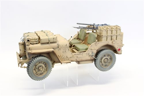 Lot 2722 - Dragon 1:6 scale model S.A.S. 4 x 4 Desert...