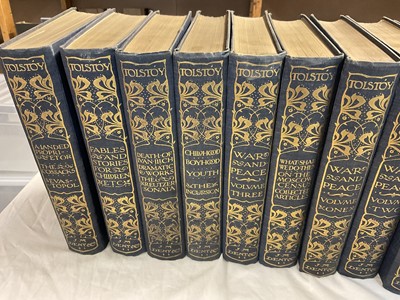 Lot 1364 - The Complete Works of Count Tolstoy, London: J.M. Dent & Co., 1904