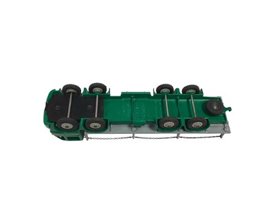 Lot 1752 - Dinky Supertoys Foden Flat truck with tailboard No.903, Leyland Octopus Flat Truck with chains No.935 & Heinz bedford van No.923, all in original boxes (Repainted) (3)