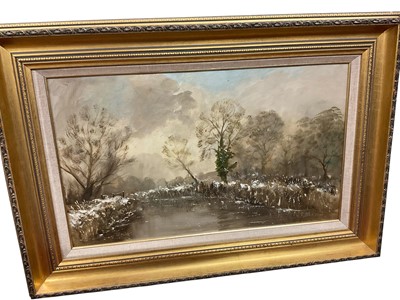 Lot 871 - Bill Burton five various oils on board