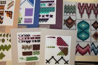 Lot 3149 - Good quantity of embroidered stitch samplers,...