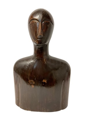 Lot 1031 - Oriental wooden mannequin