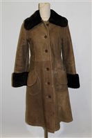 Lot 3155 - 1970s vintage LOEWE ladies' sheepskin coat,...