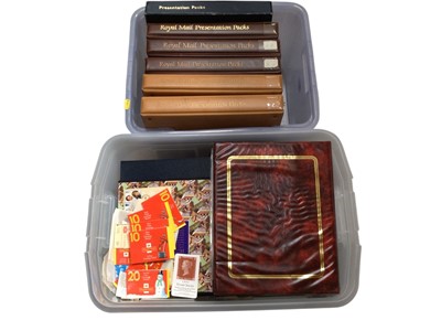 Lot 1173 - G.B. selection of presentation packs, decimal & pre decimal booklets, prestige books, cylinder issues etc. very high face value