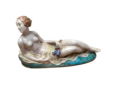 Lot 969 - 1920s Art Deco pottery figure