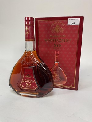 Lot 22 - One bottle, Marquis De Montesquiou XO Imperial Armagnac, 40%, 70cl, boxed